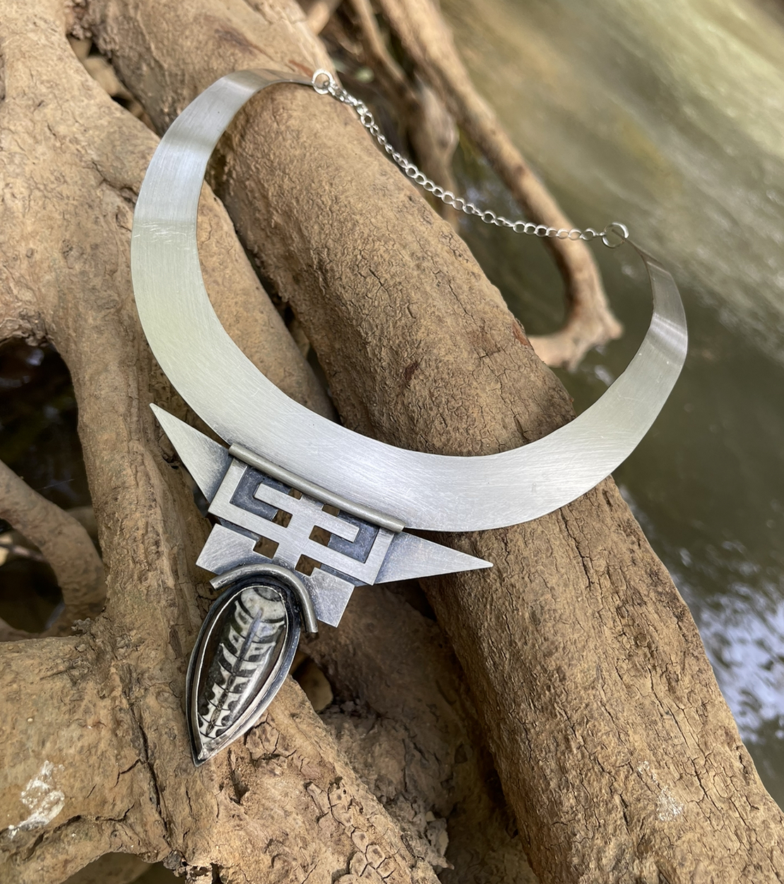 Egyptian bones choker