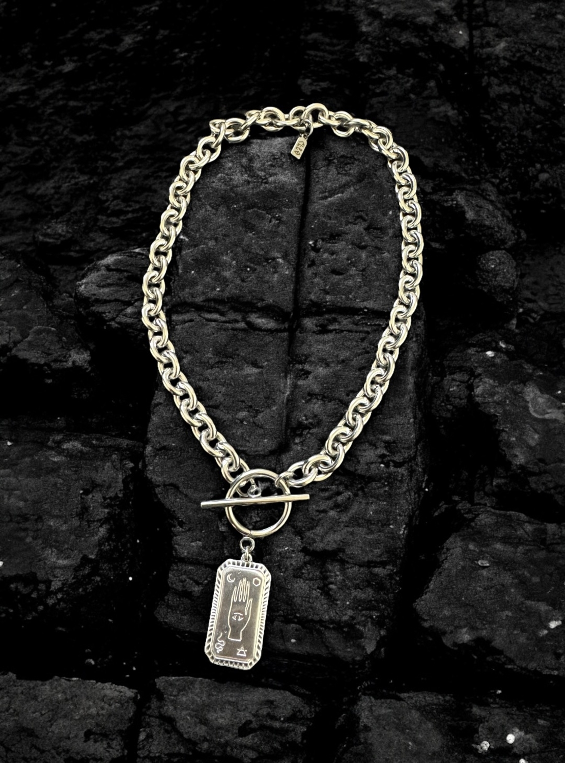 Witch hand necklace