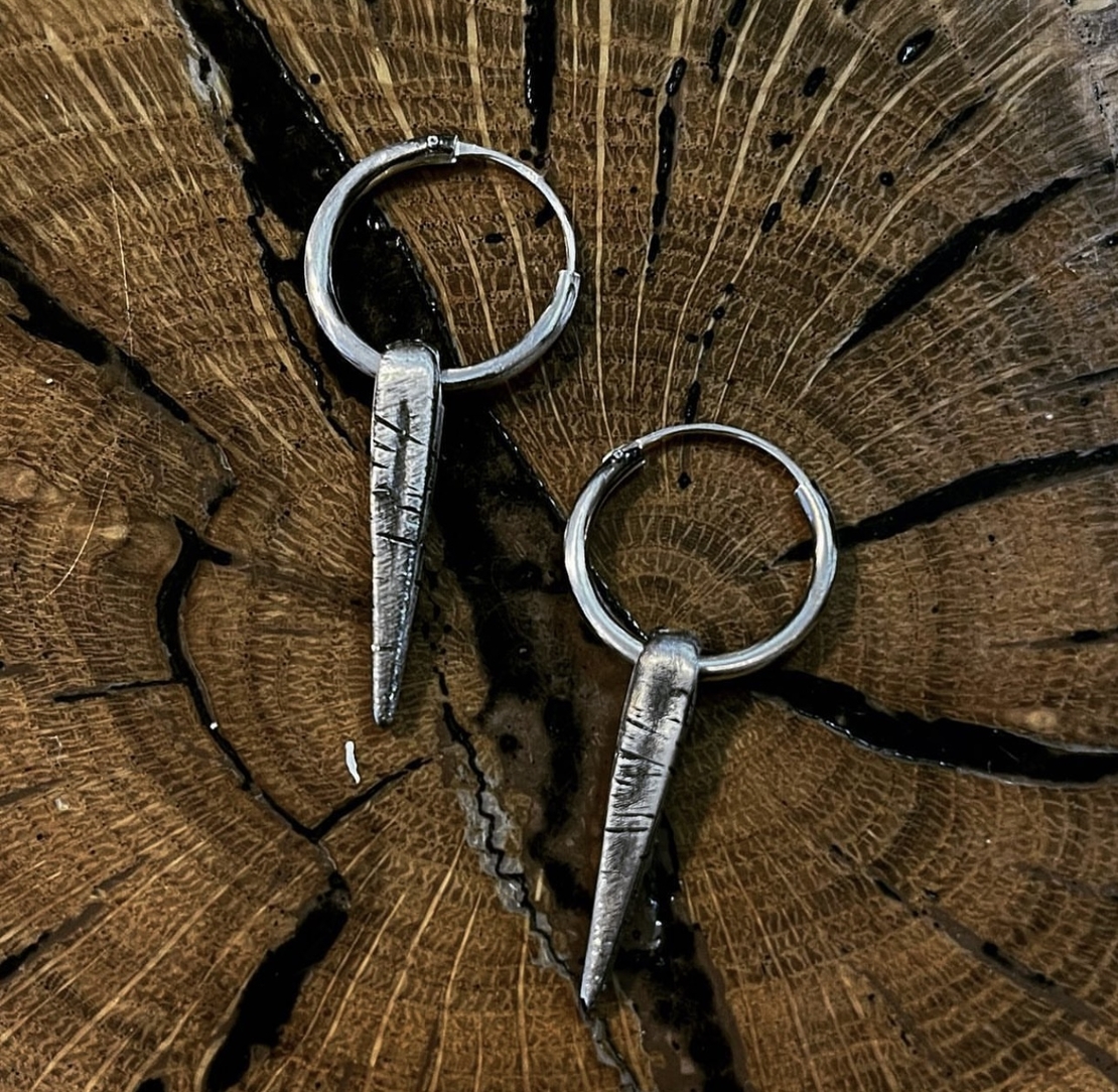 Baby vampire earrings