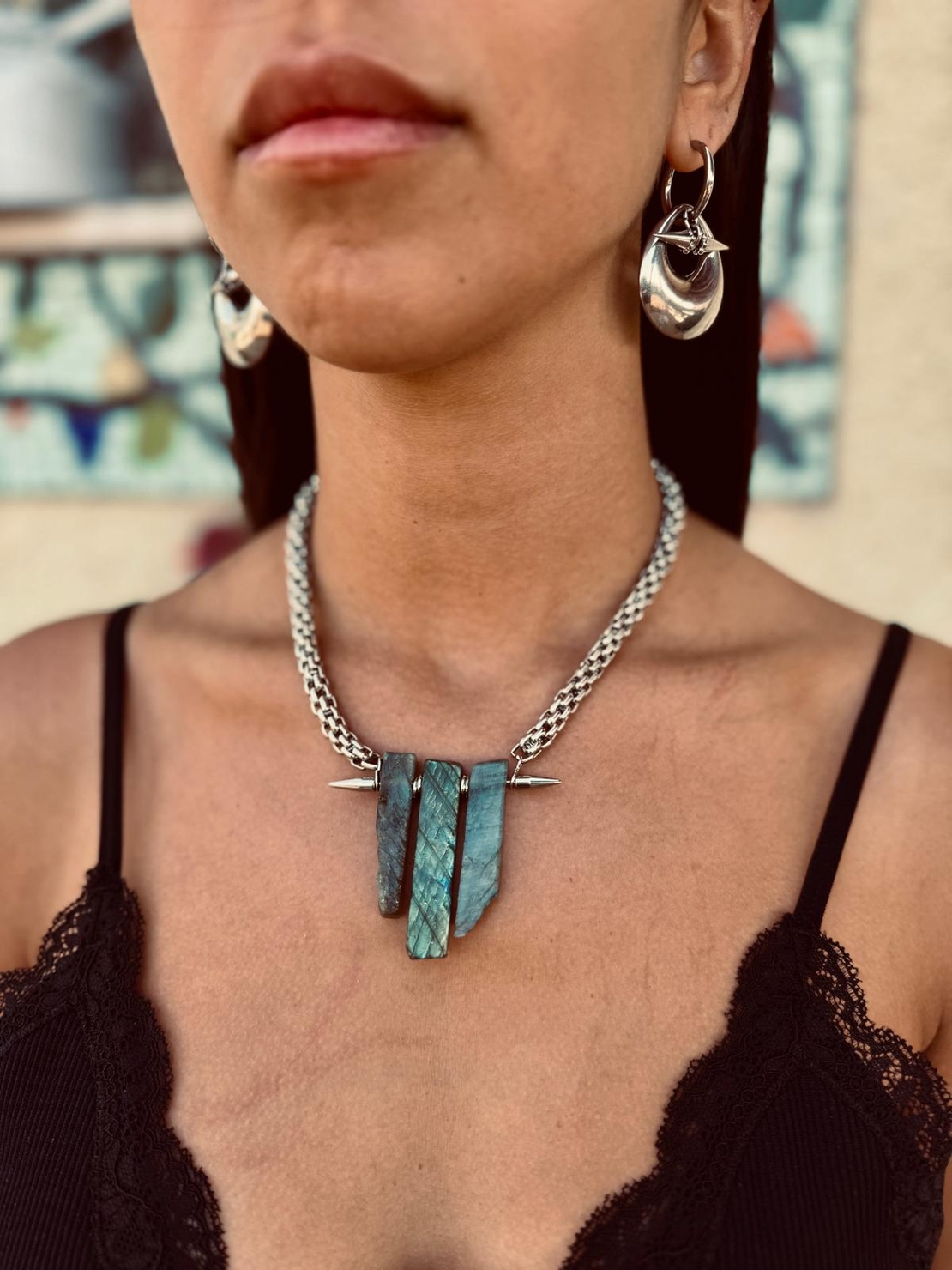 Labradorite necklace