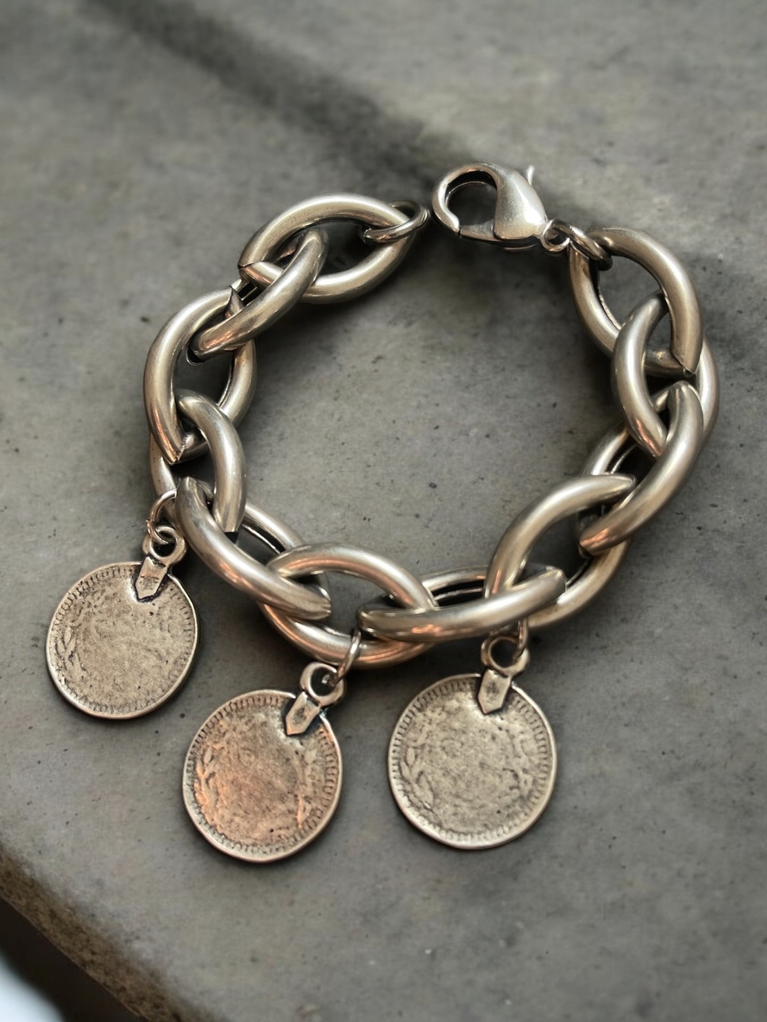 Coins bracelet