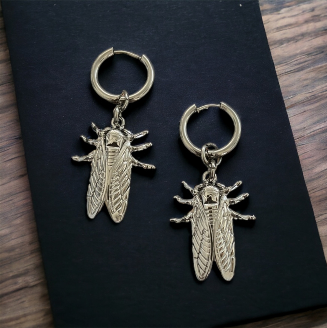 Cicada earrings
