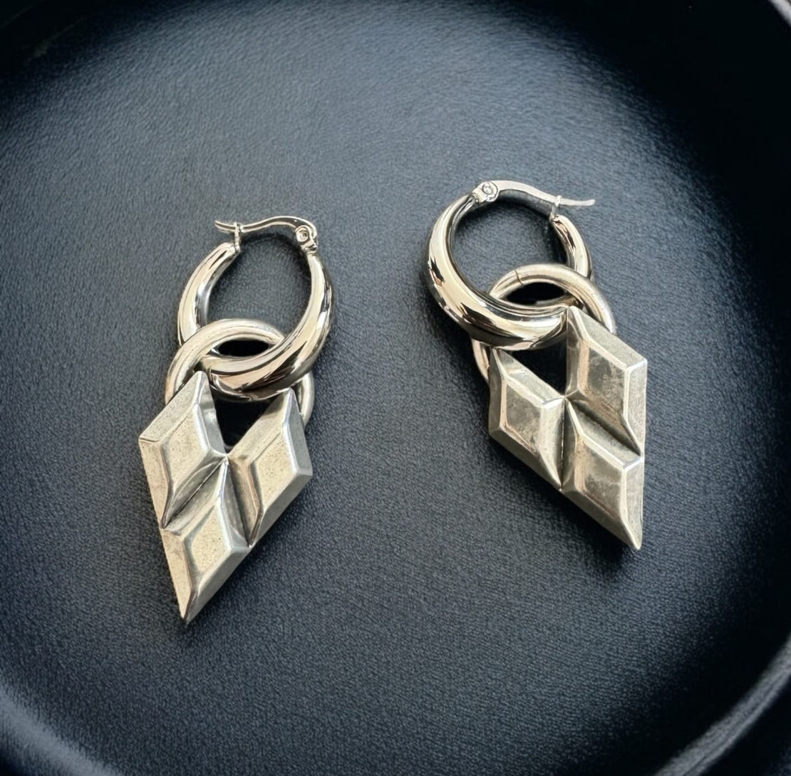 Harley hoop earrings
