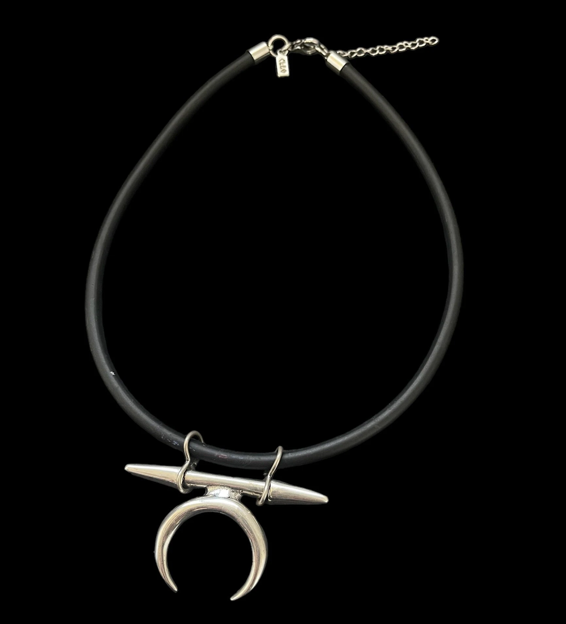 Luna choker - black cilicone