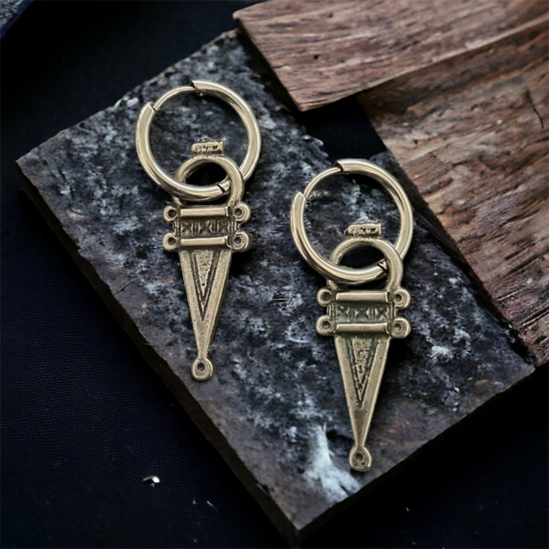 Arrowhead earrings