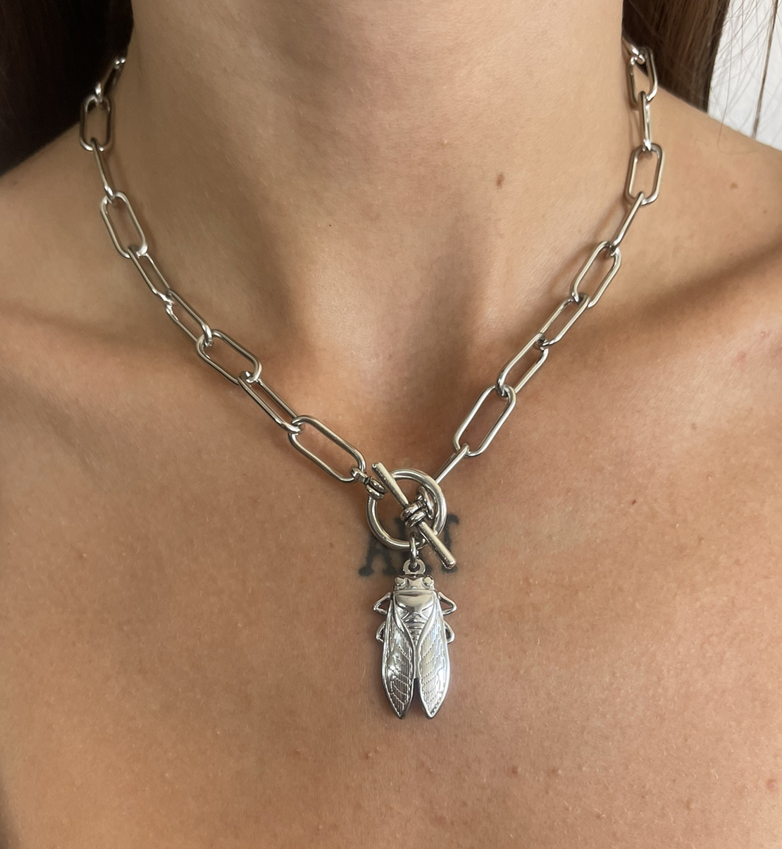 Cicada necklace