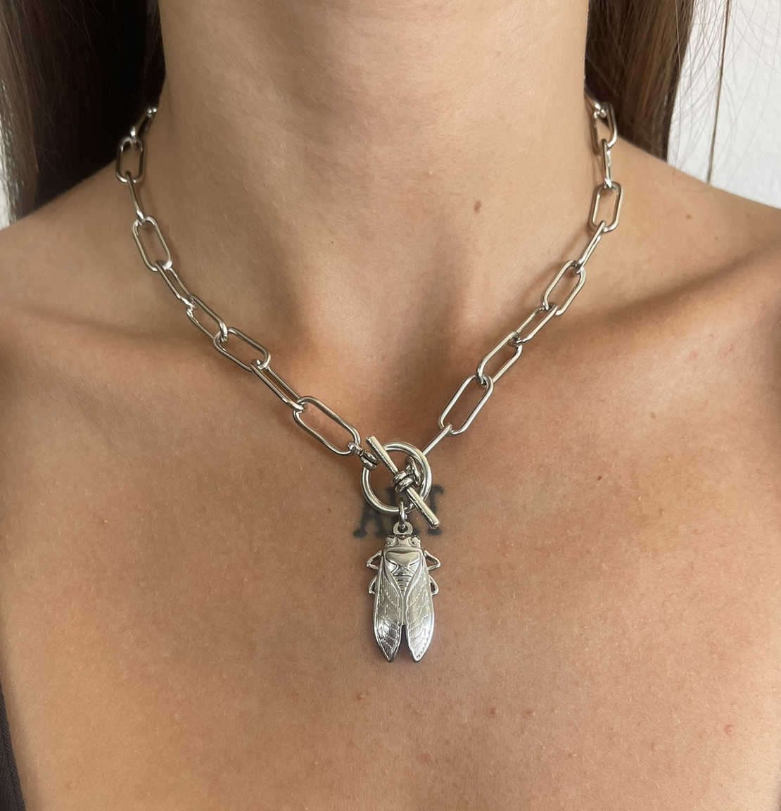 Cicada necklace