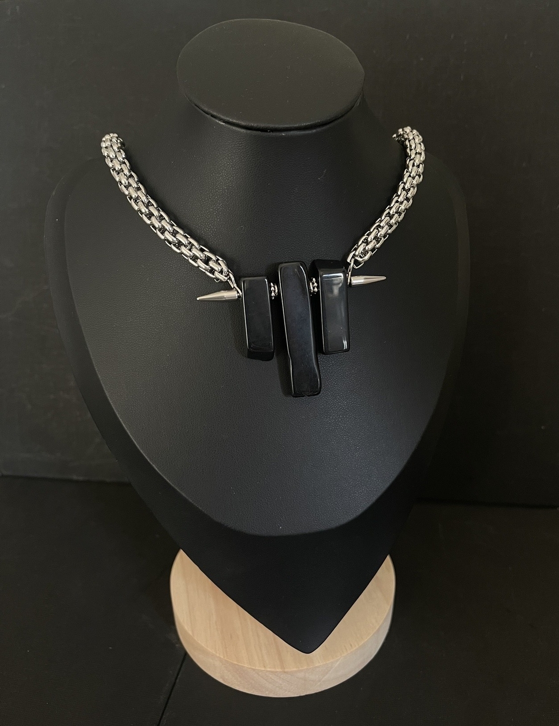 Black onyx necklace