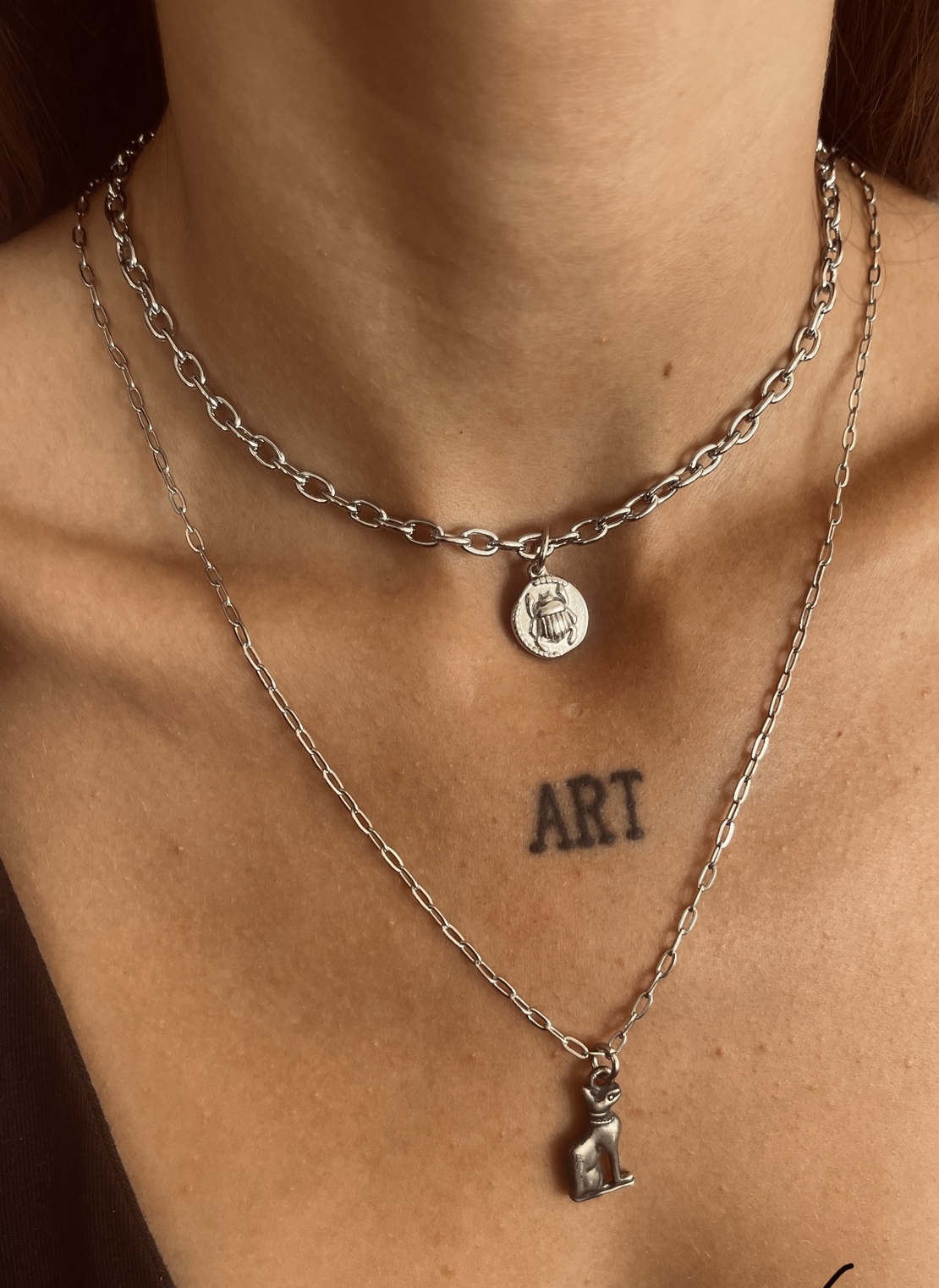 Scarab necklace