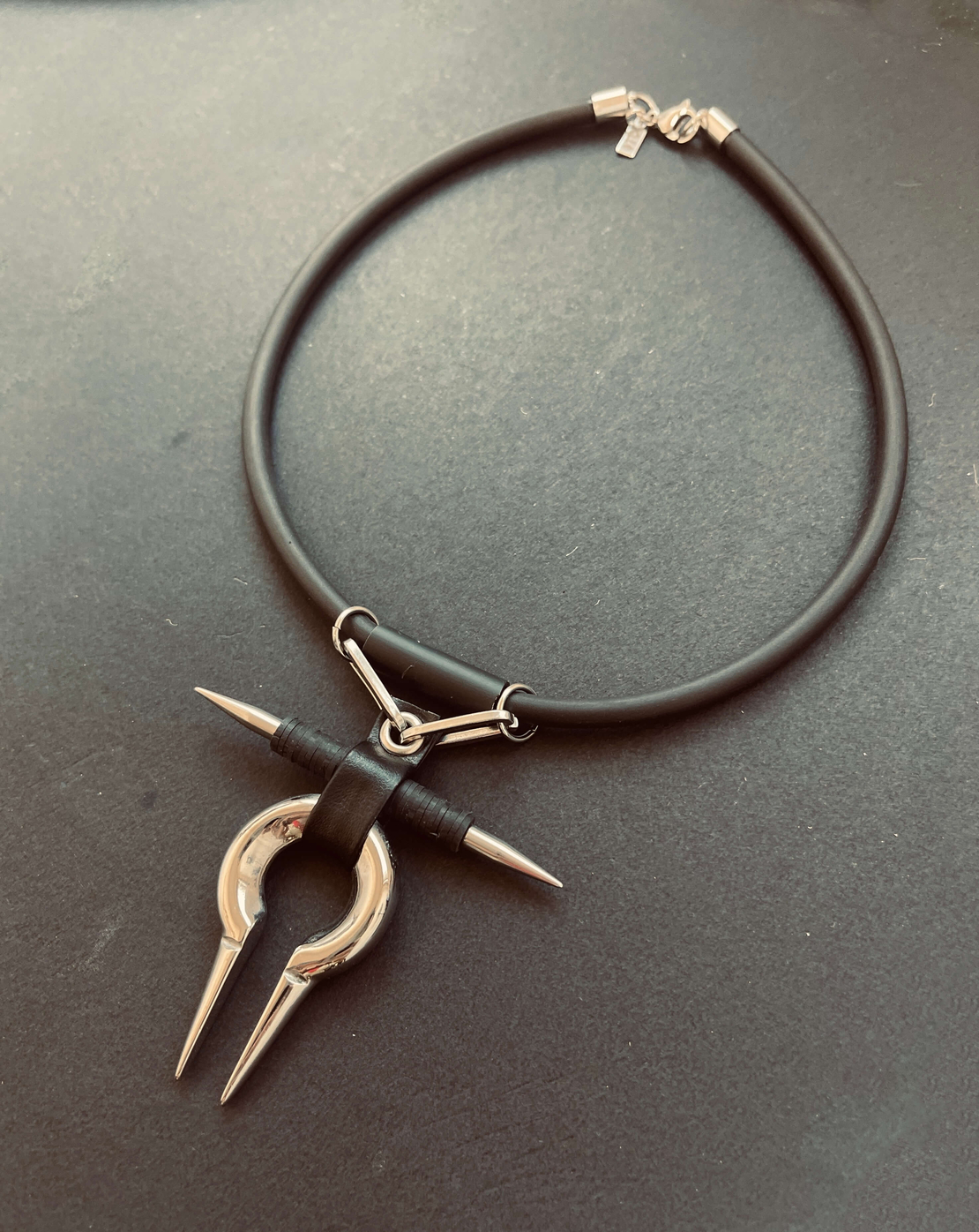 Dracula choker - black cilicon
