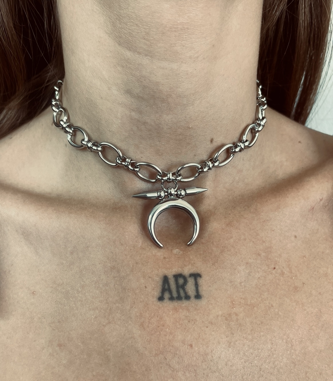 Moon amour necklace
