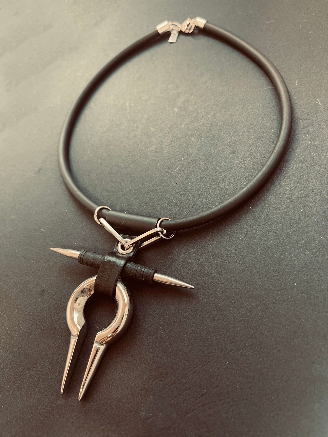 Dracula choker - black cilicon