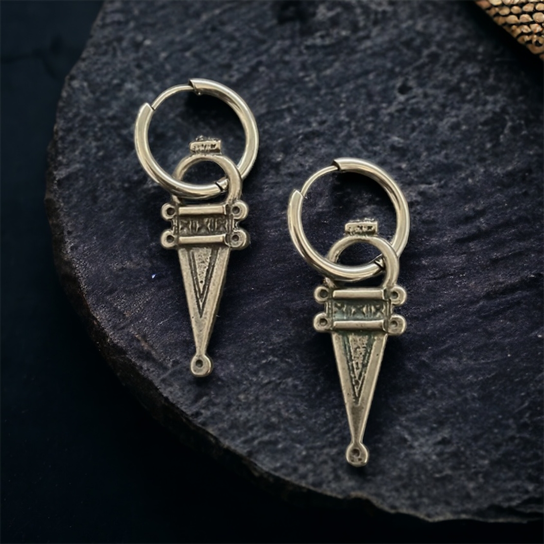 Arrowhead earrings