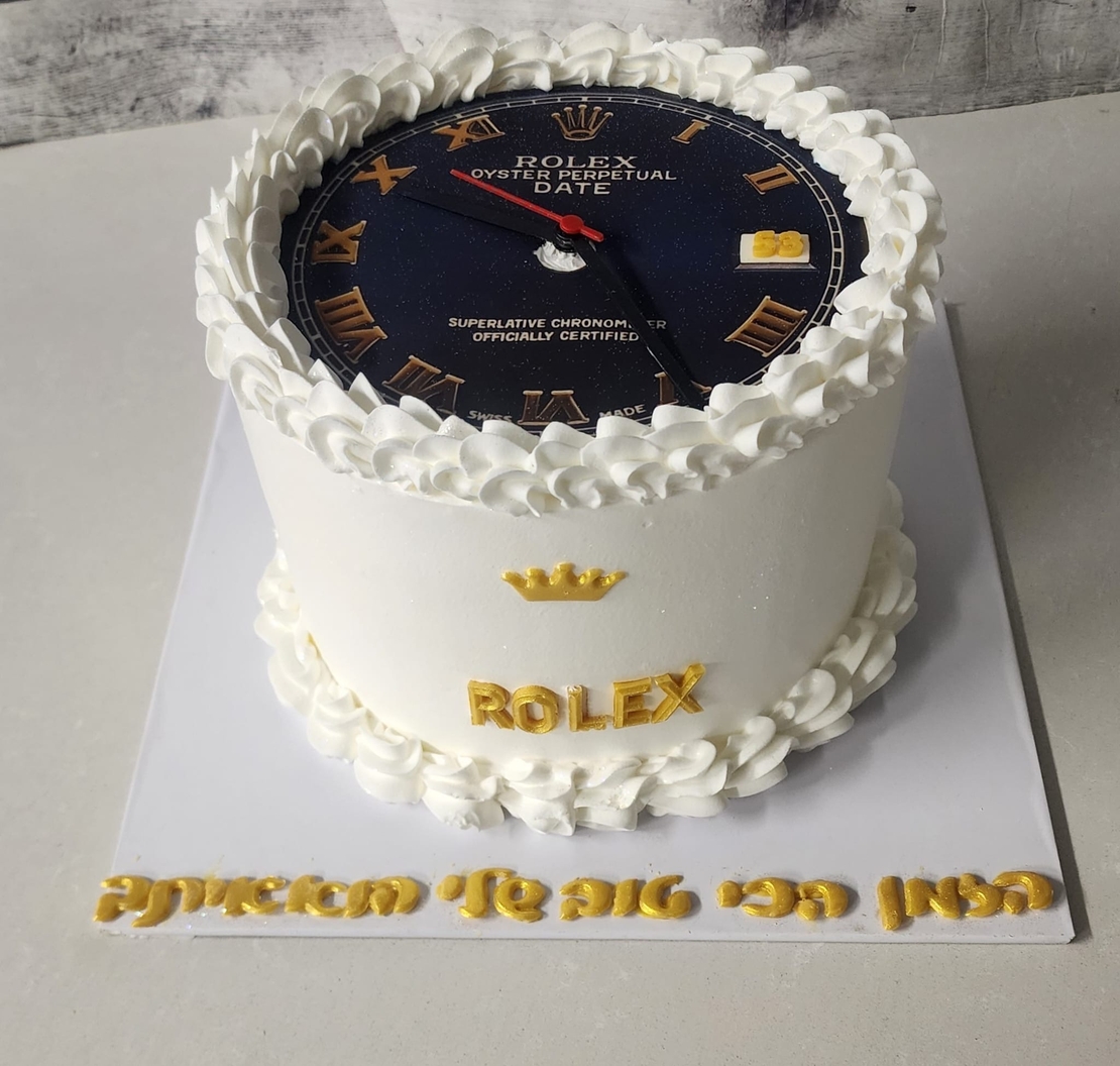 עוגת שעון ROLEX