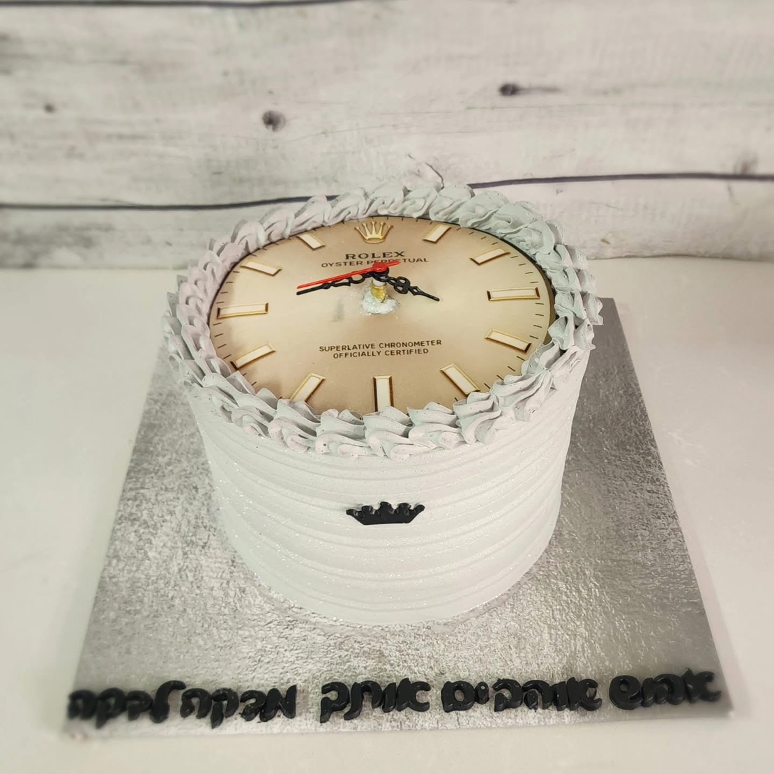 עוגת שעון יוקרתית