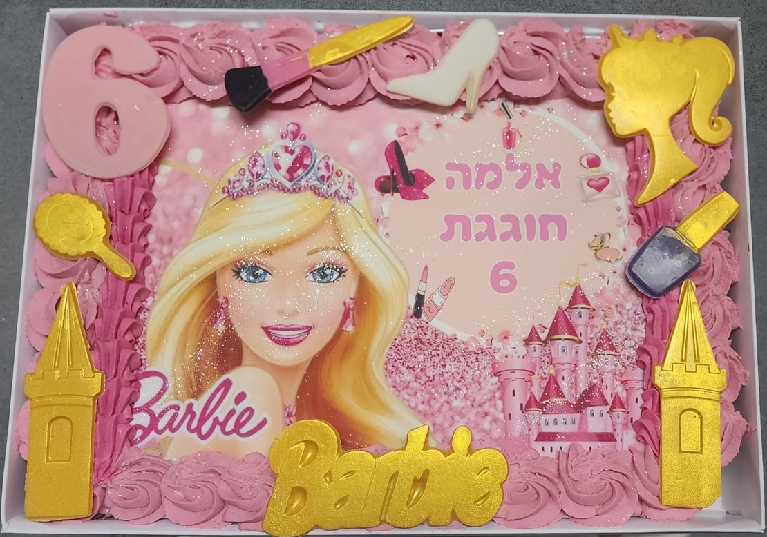 עוגת קופסה ברבי Barbi