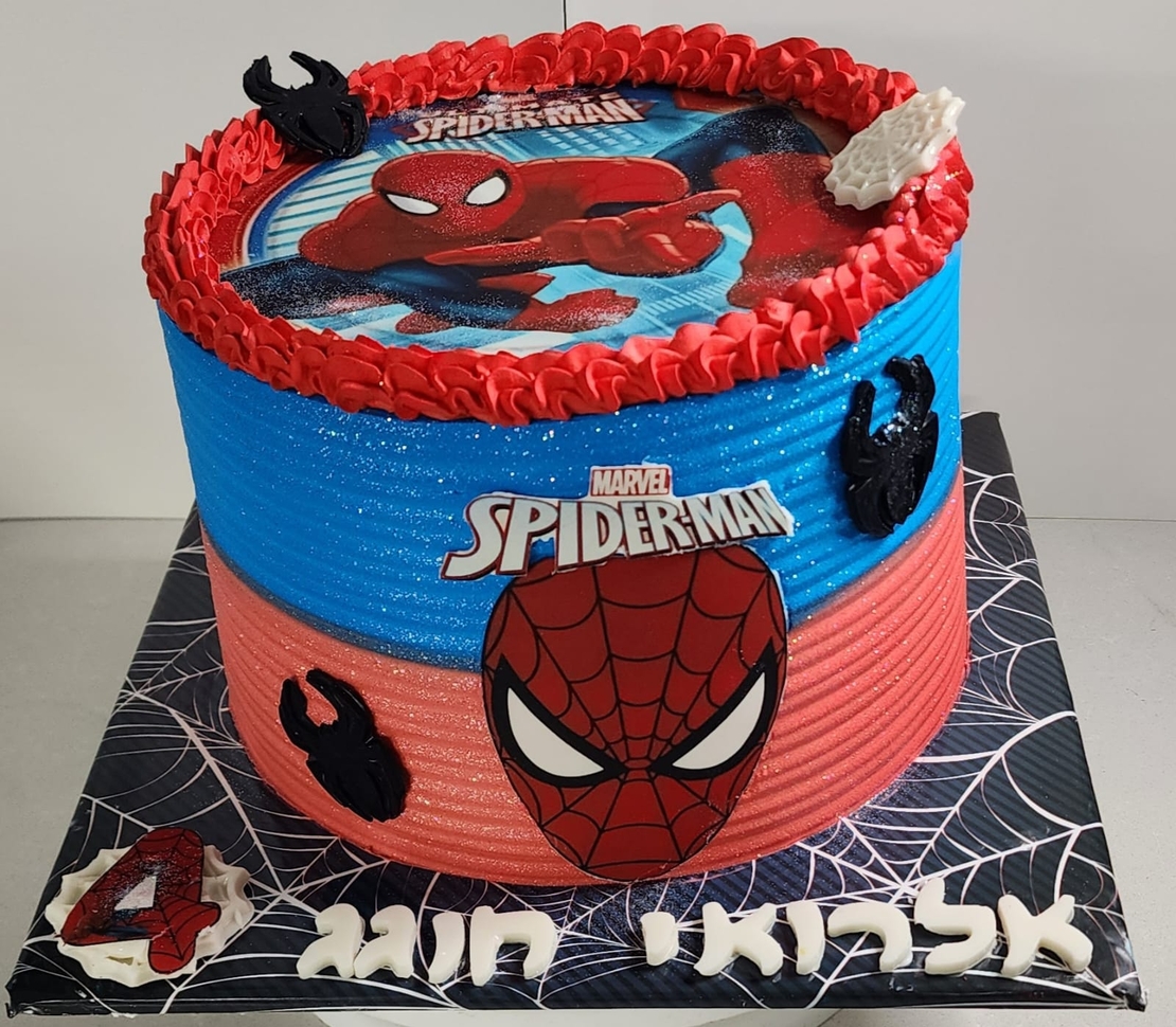 עוגה מעוצבת ספיידרמן 🕷