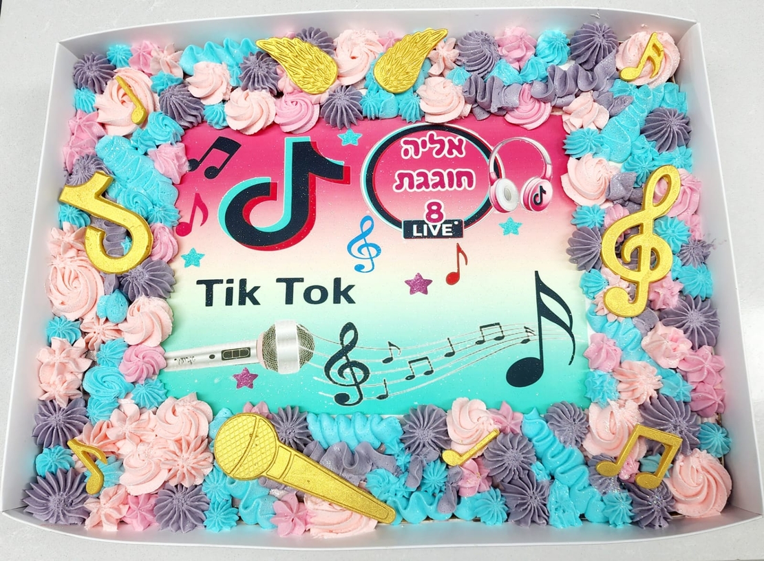 עוגת טיק טוק Tik Tok