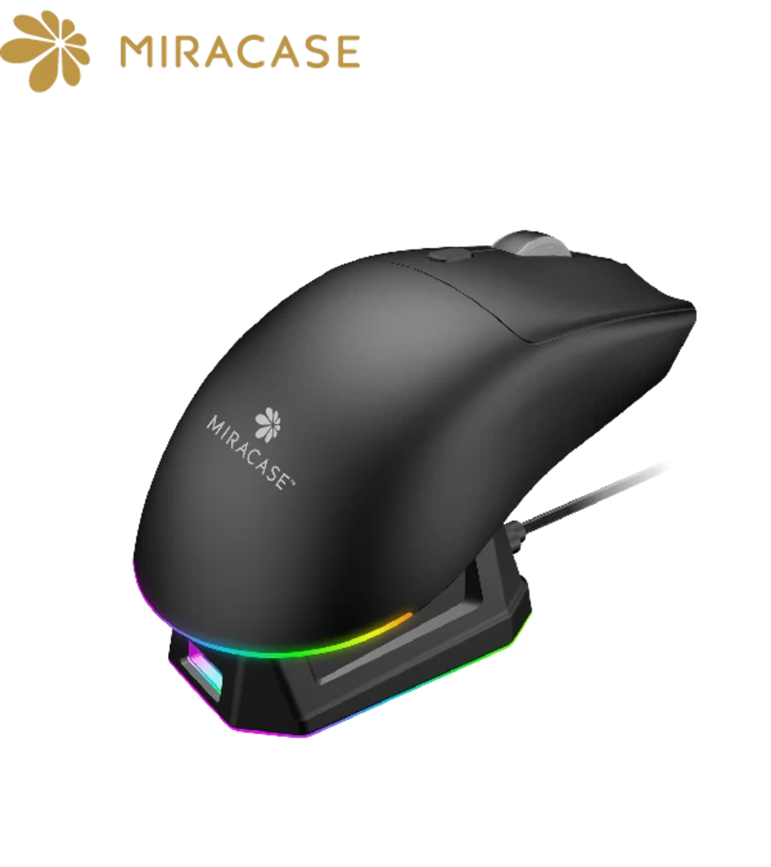 Miracase MGMCD1 – עכבר גיימינג אלחוטי עם עמדת טעינה