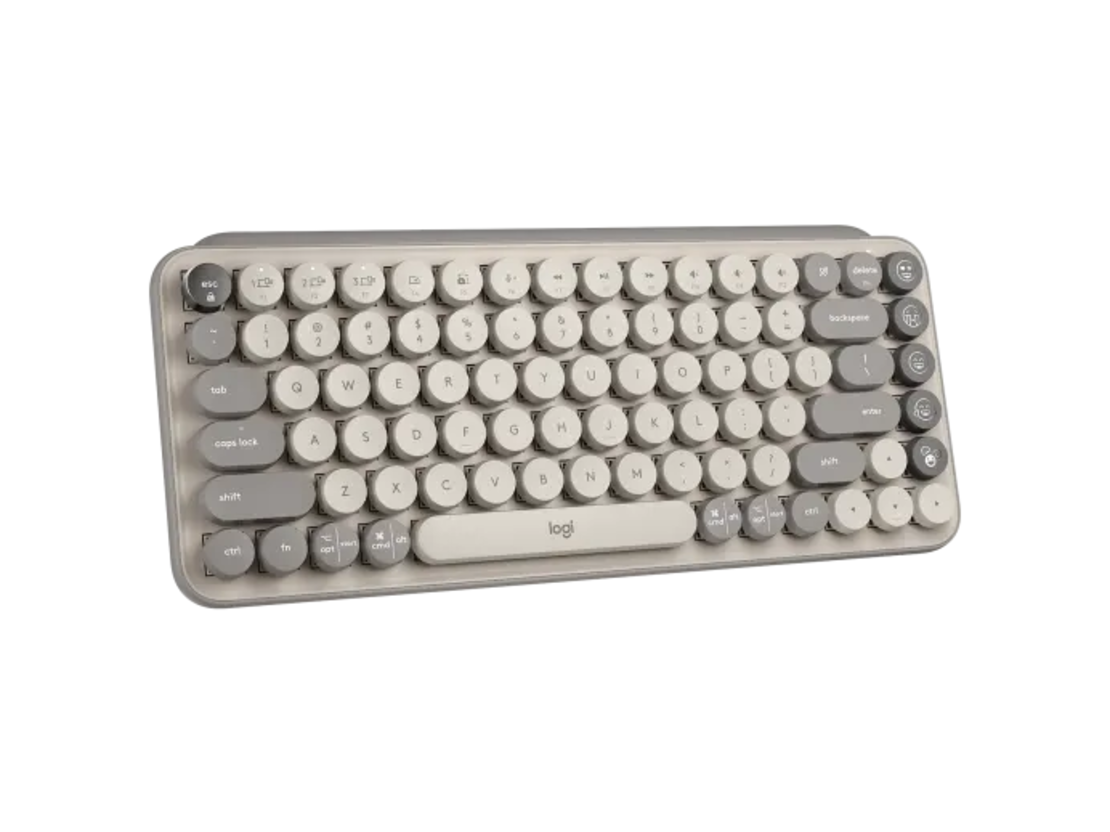 מקלדת מכאנית אלחוטית אפור LOGITECH POP KEYS