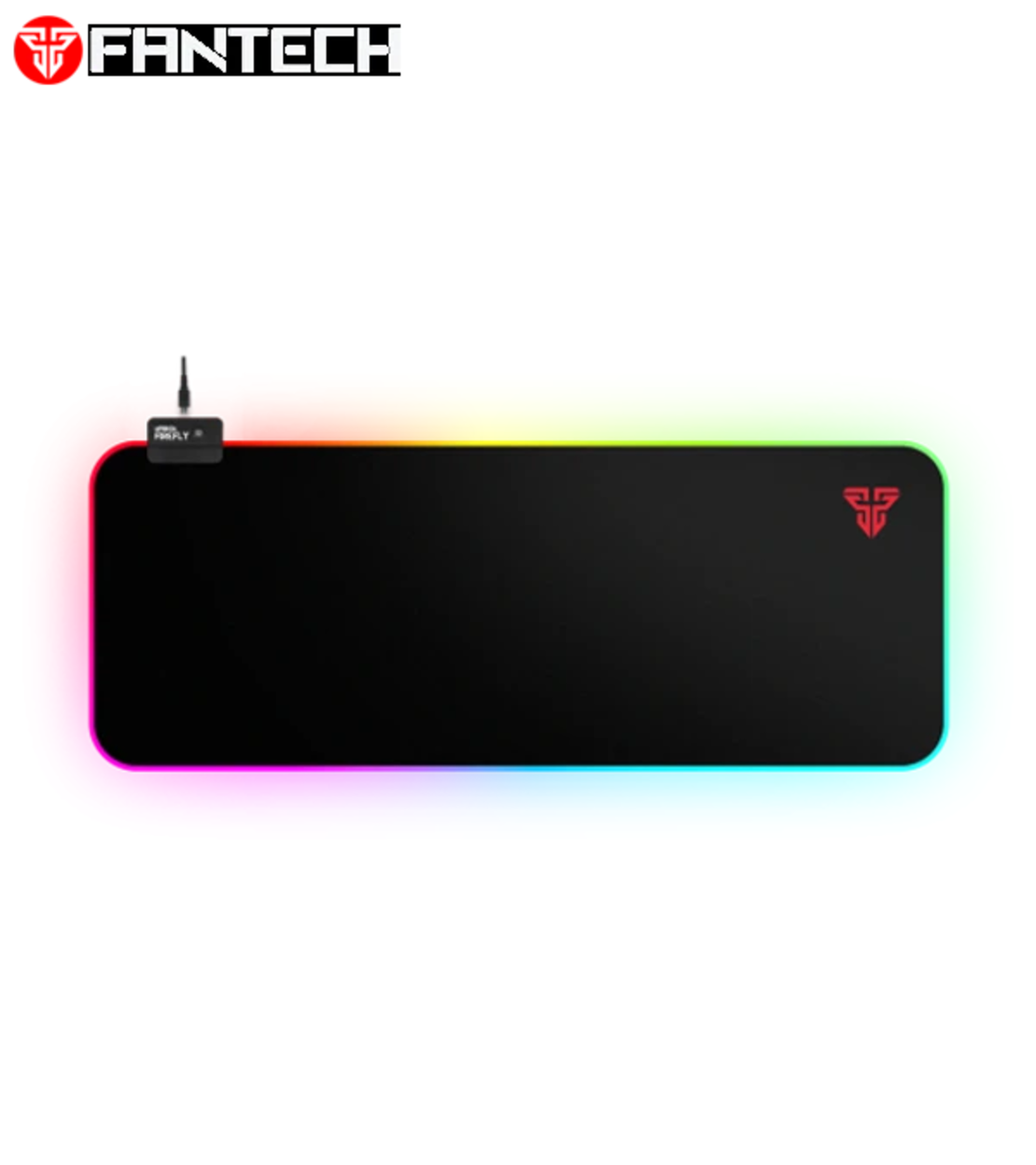 משטח עכבר רחב שחור  FANTECH FIREFLY MPR800s RGB 80*30
