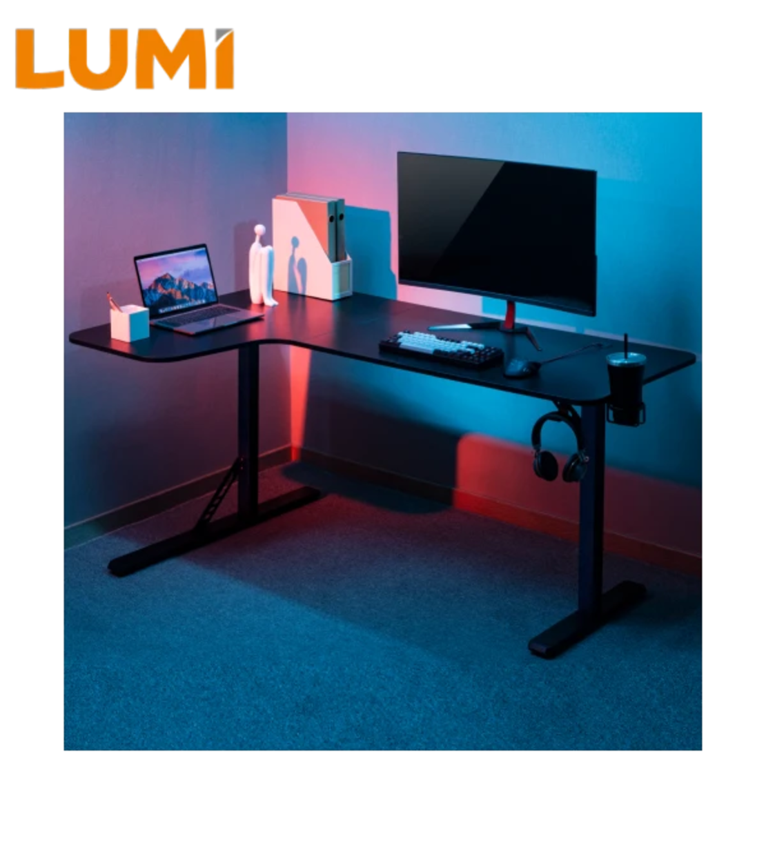 طاولة ألعاب GMD09-2 على شكل L