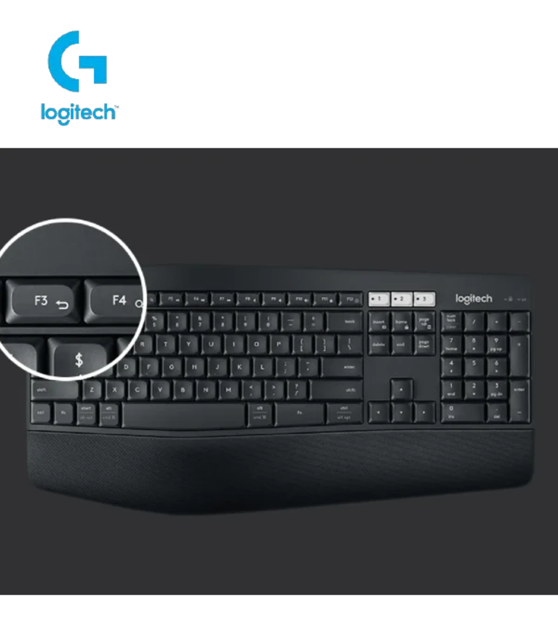 סט מקלדת ועכבר אלחוטיים Logitech Performance MK850