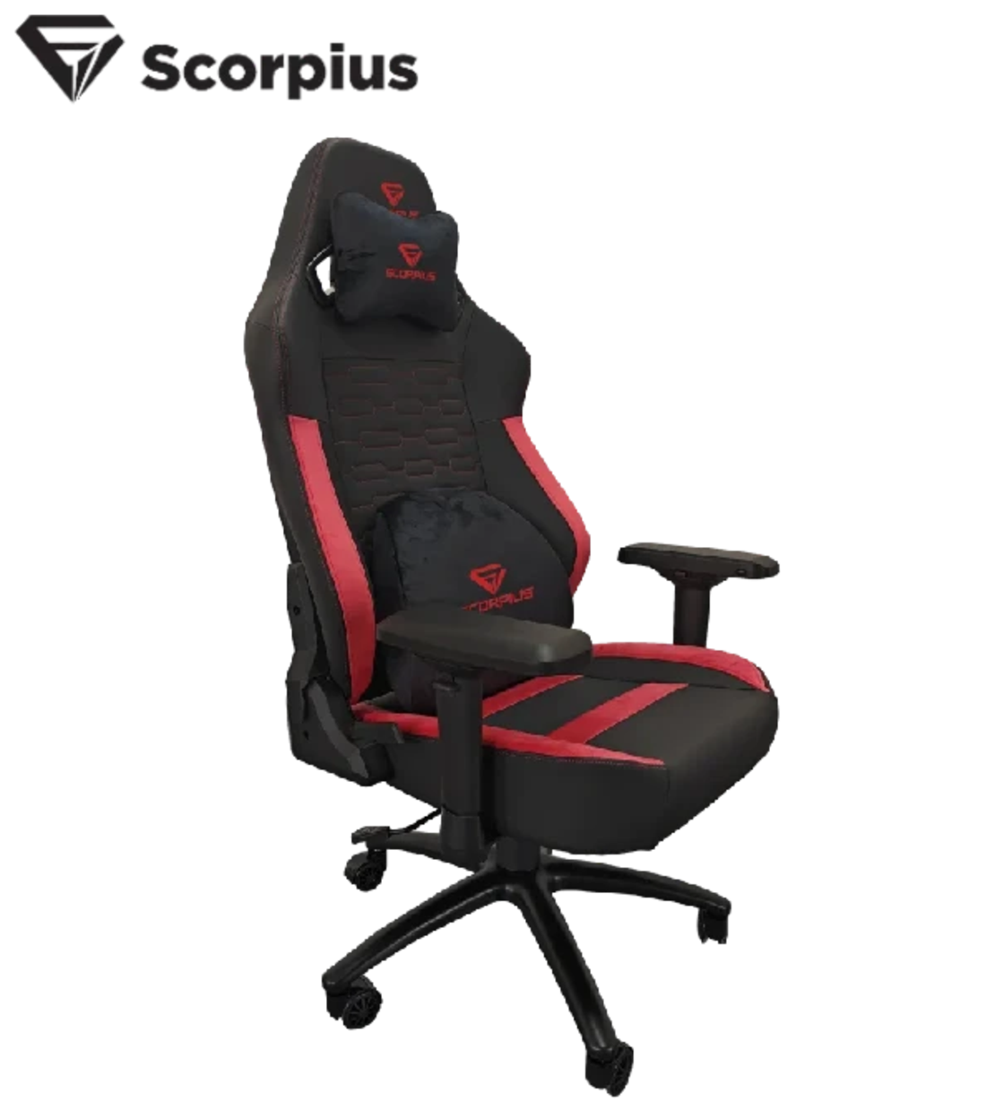 Scorpius Professional Gaming Chair – Black / Red