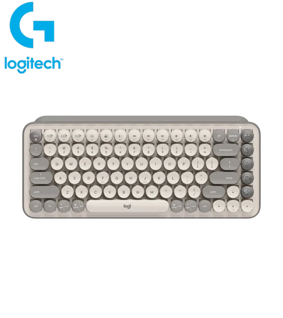 מקלדת מכאנית אלחוטית אפור LOGITECH POP KEYS