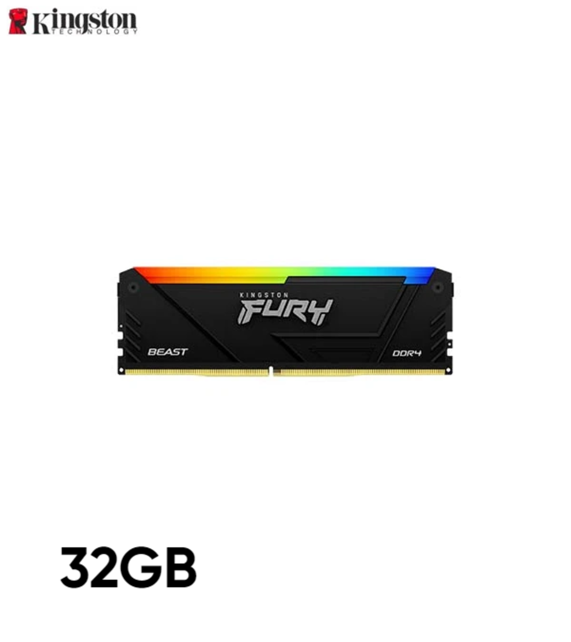 Kingston 32GB FURY Beast DDR4 RGB Memory
