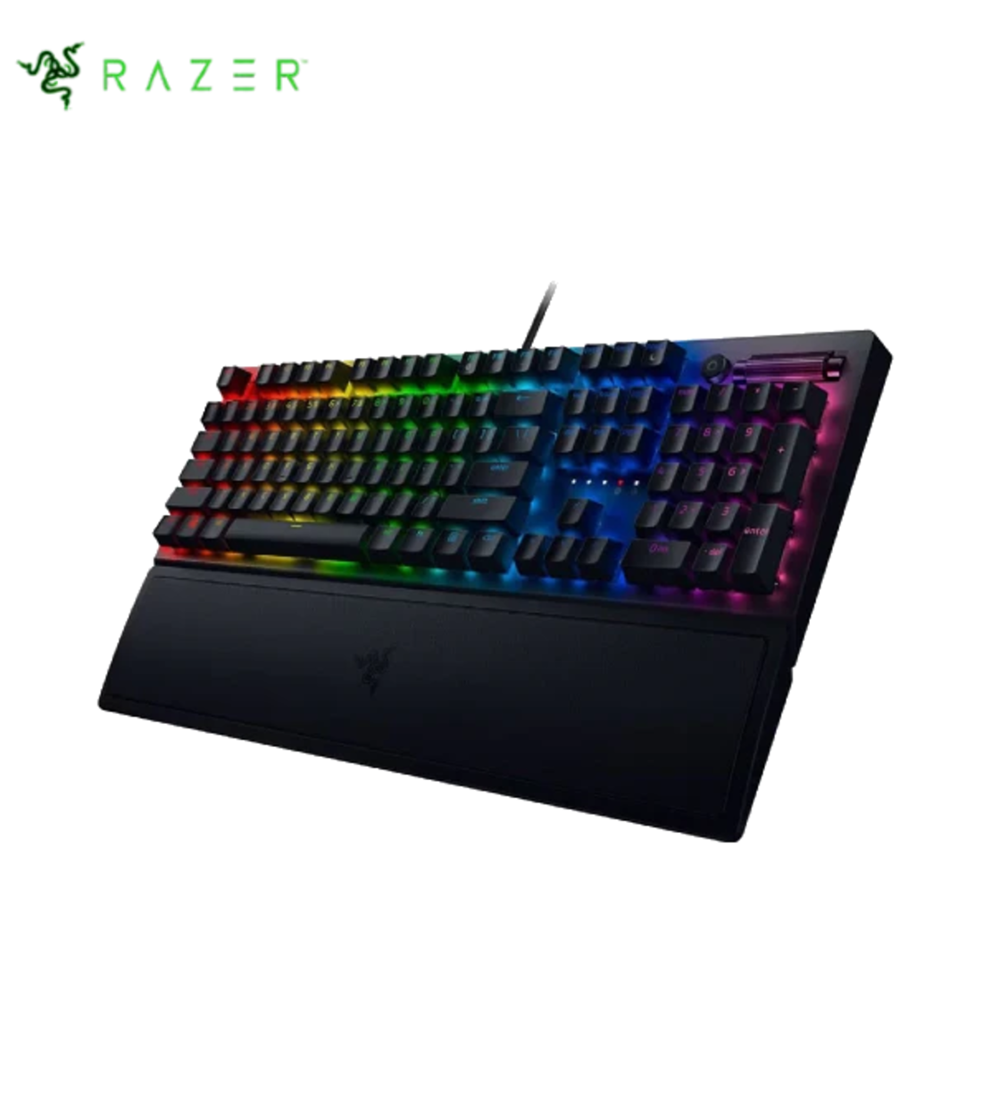 מקלדת גיימינג מכנית Razer BlackWidow V3 - Green Switch