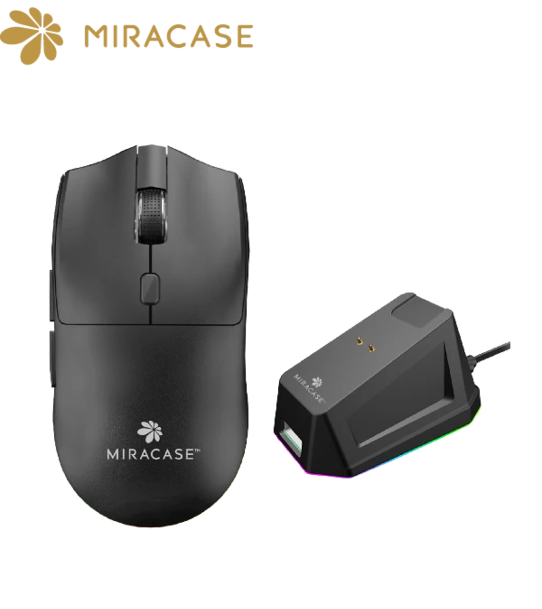 Miracase MGMCD1 – עכבר גיימינג אלחוטי עם עמדת טעינה