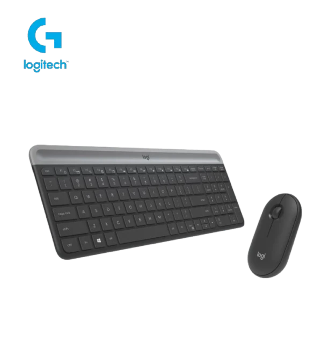 סט מקלדת ועכבר אלחוטיים Logitech MK470 SLIM COMBO