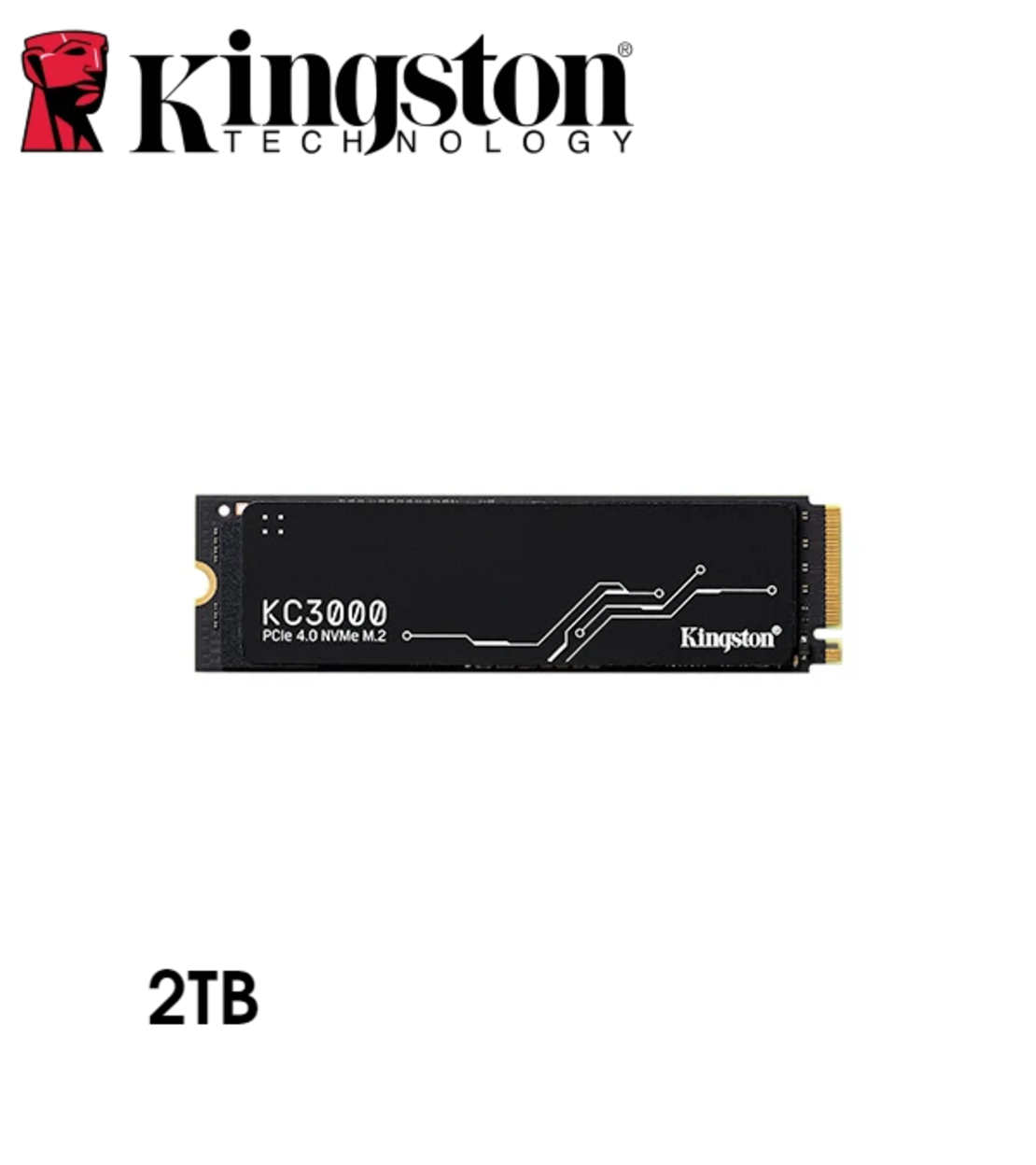 قرص صلب KINGSTON KC3000 PCIe 4.0 NVMe M.2 2TB SSD