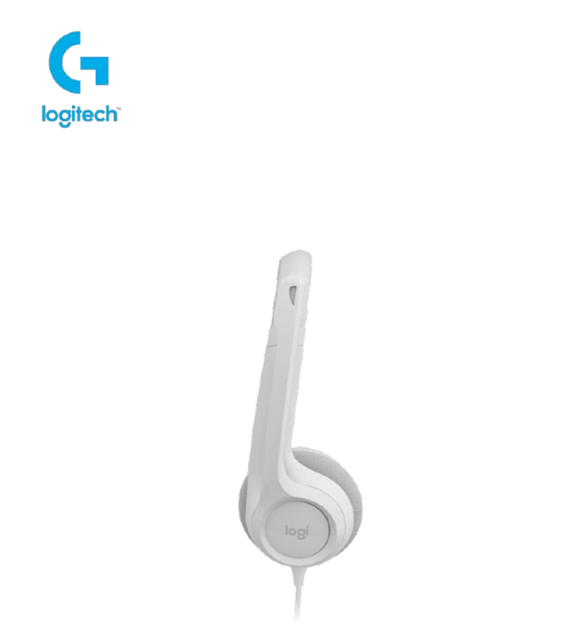 Logitech H390 USB COMPUTER HEADSET Off-White