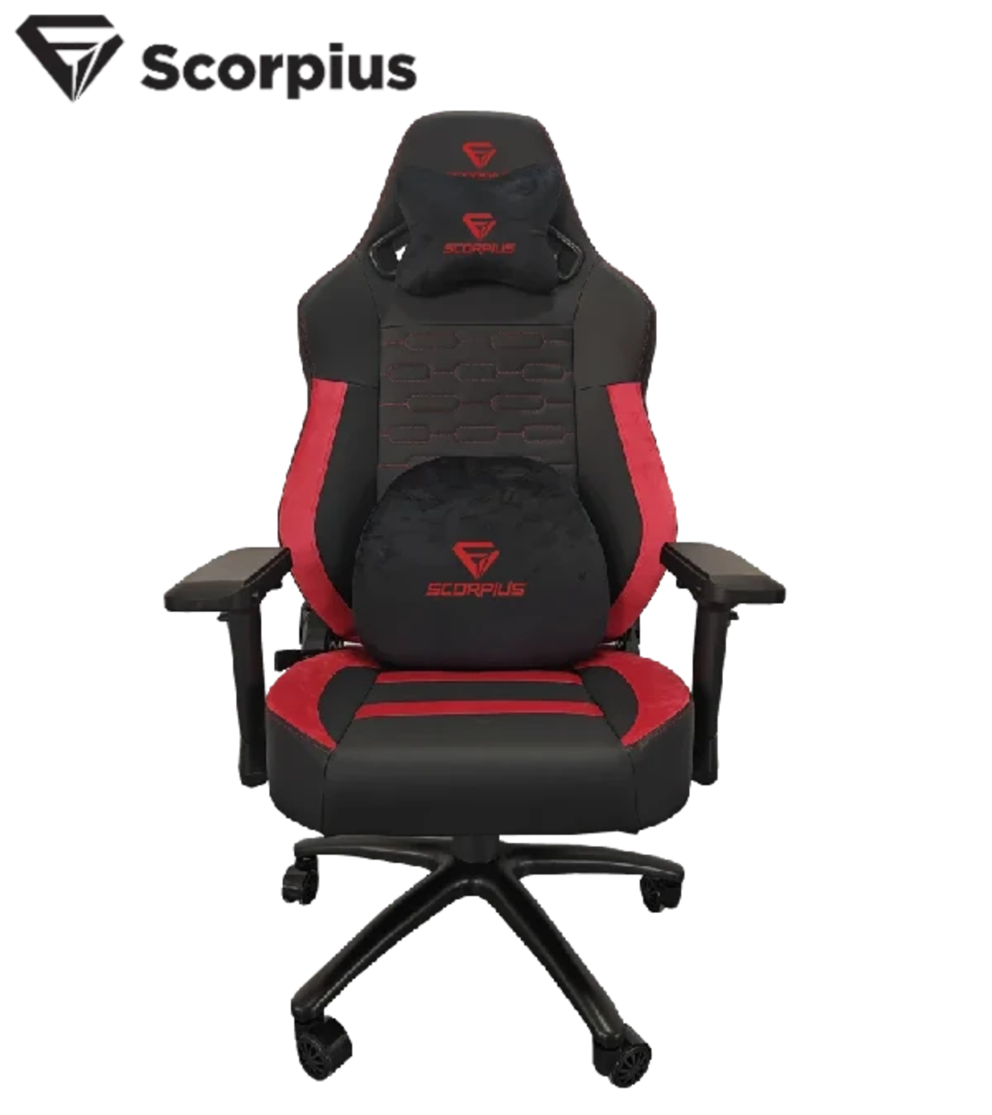 Scorpius Professional Gaming Chair – Black / Red