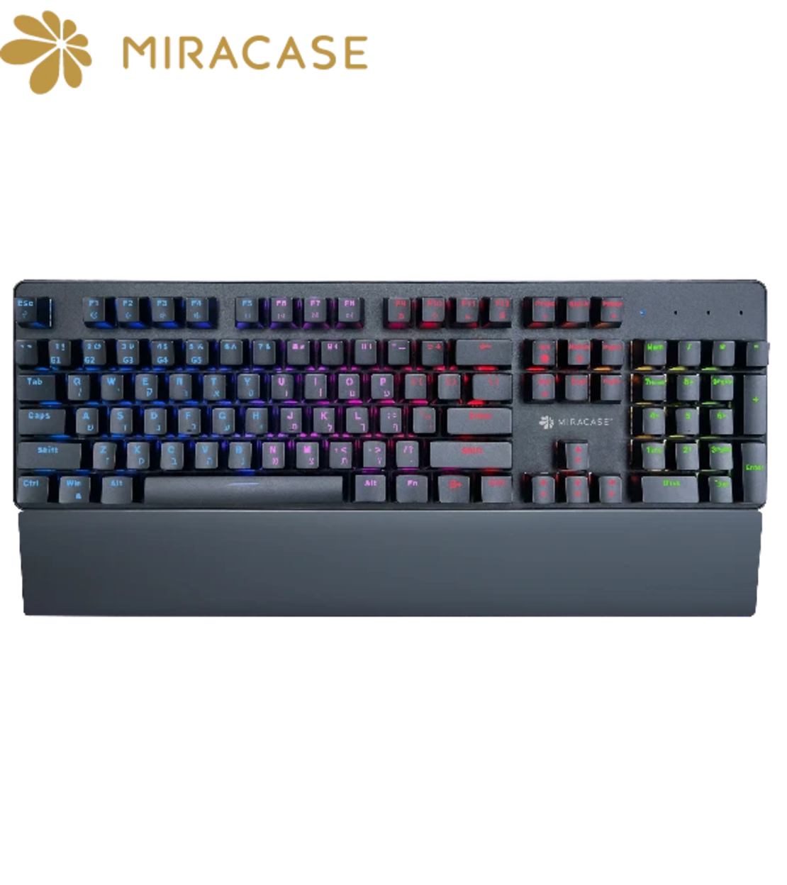 Miracase MMCK200 – מקלדת מכנית חוטית מלאה עם משענת יד