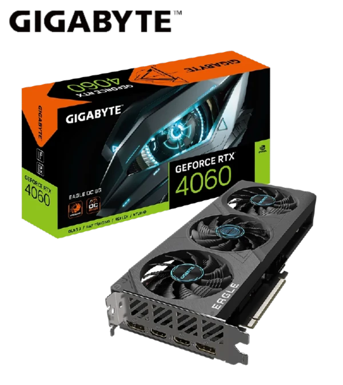 كرت شاشه GIGABYTE GeForce RTX™ 4060 EAGLE OC 8G