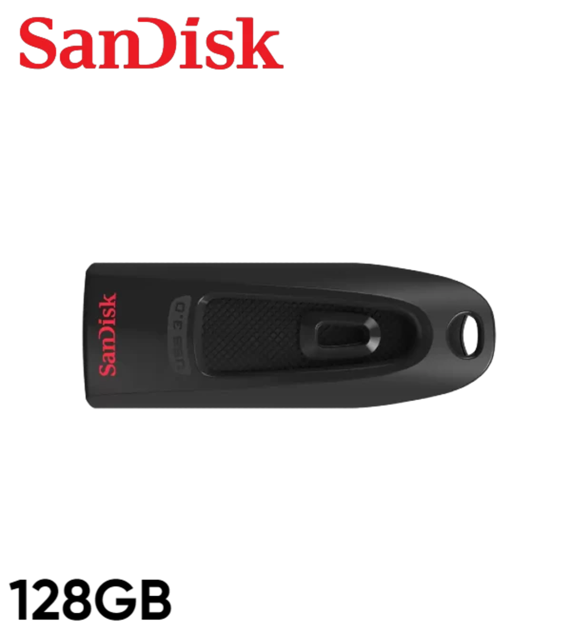 זיכרון נייד SanDisk Ultra USB 3.0 Flash Drive 128GB