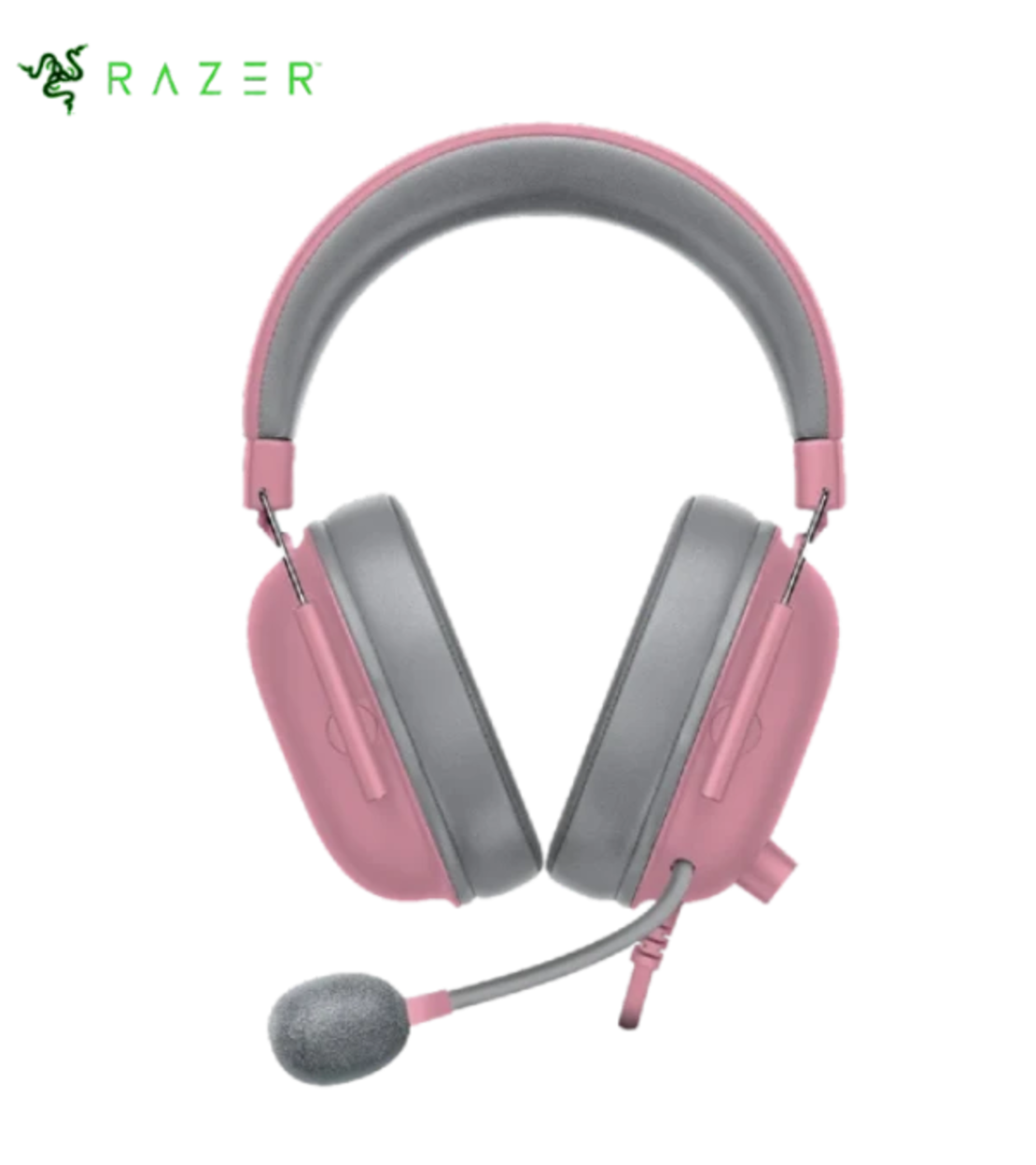 אוזניות גיימינג חוטיות Razer BlackShark V2 X Quartz Edition