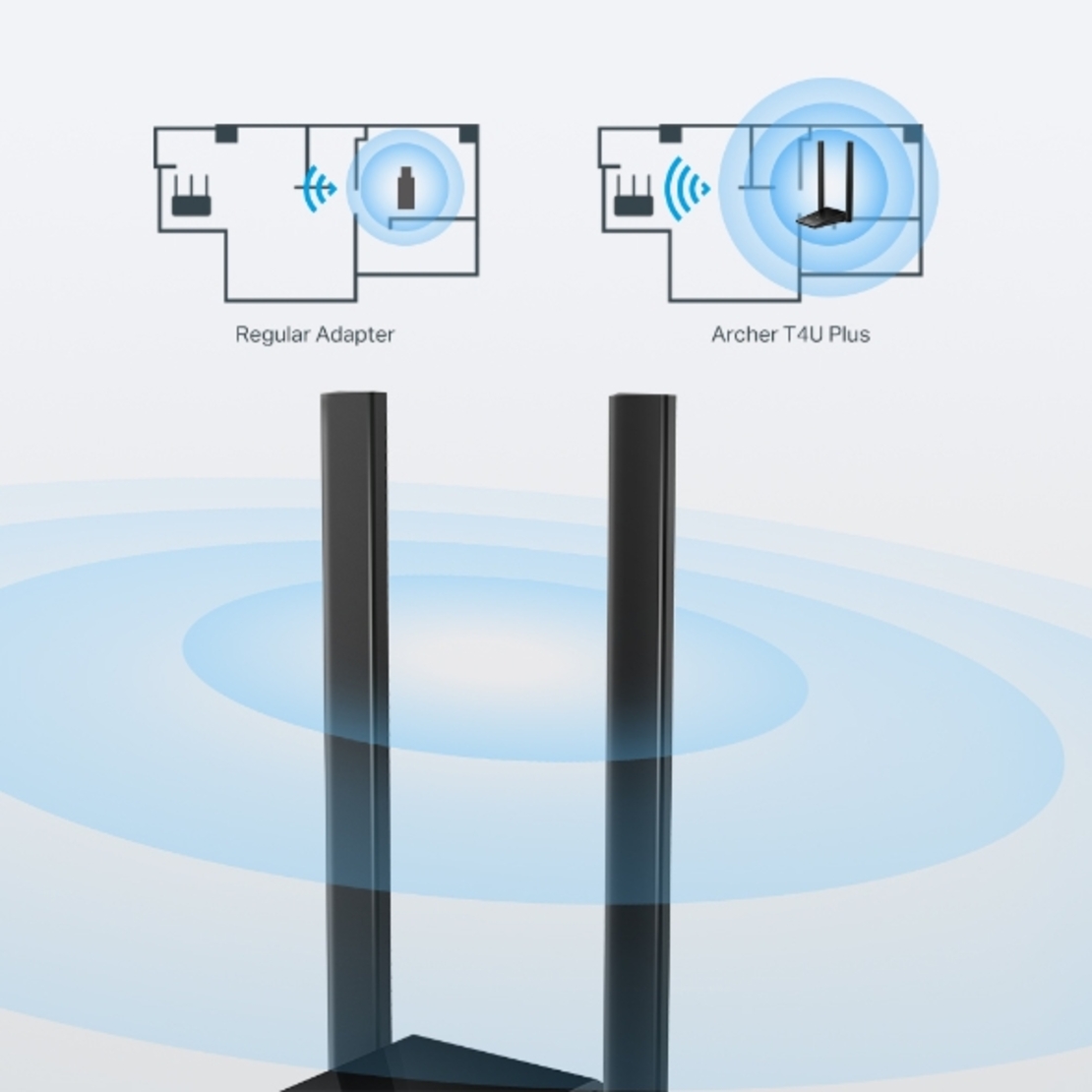 Archer T4U Plus AC1300 Wireless USB Adapter