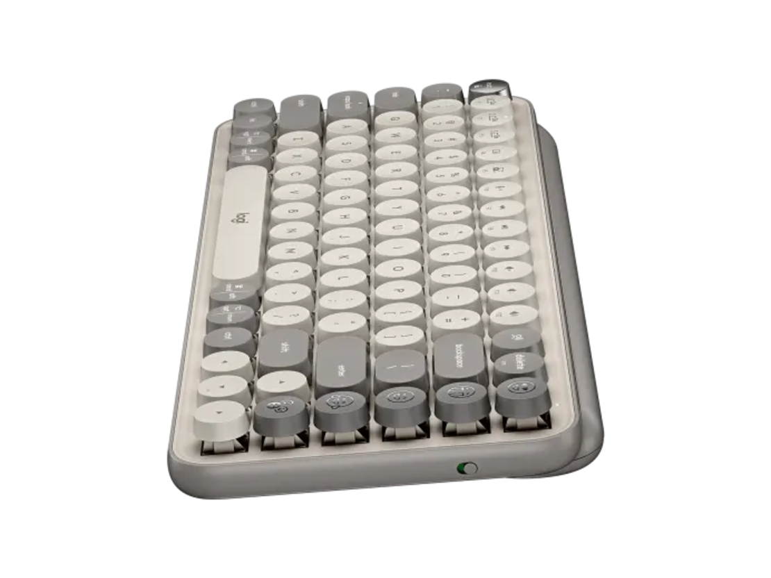 מקלדת מכאנית אלחוטית אפור LOGITECH POP KEYS