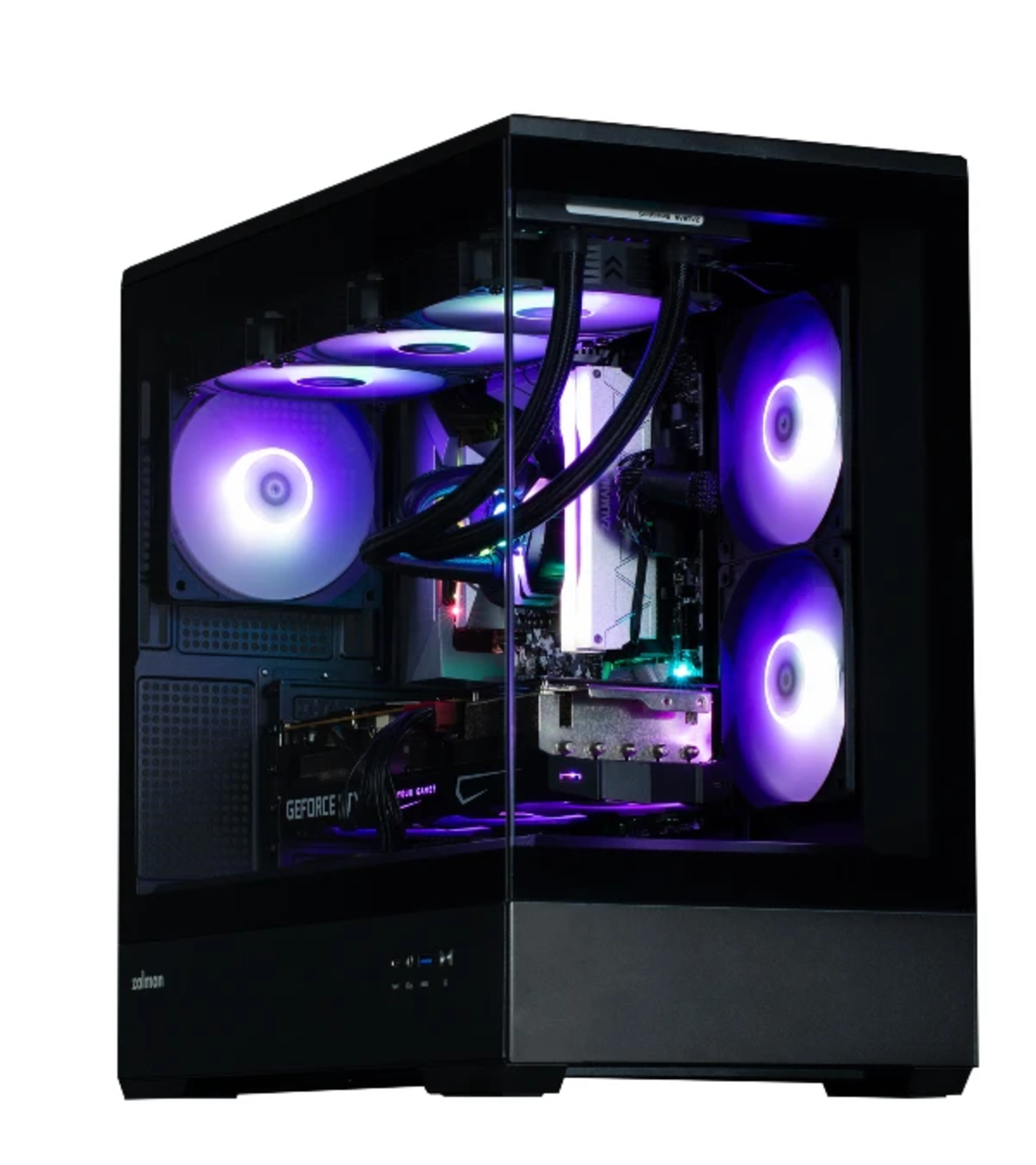 صندوق جيمينج ZALMAN P30 ARGB mATX CASE - Black