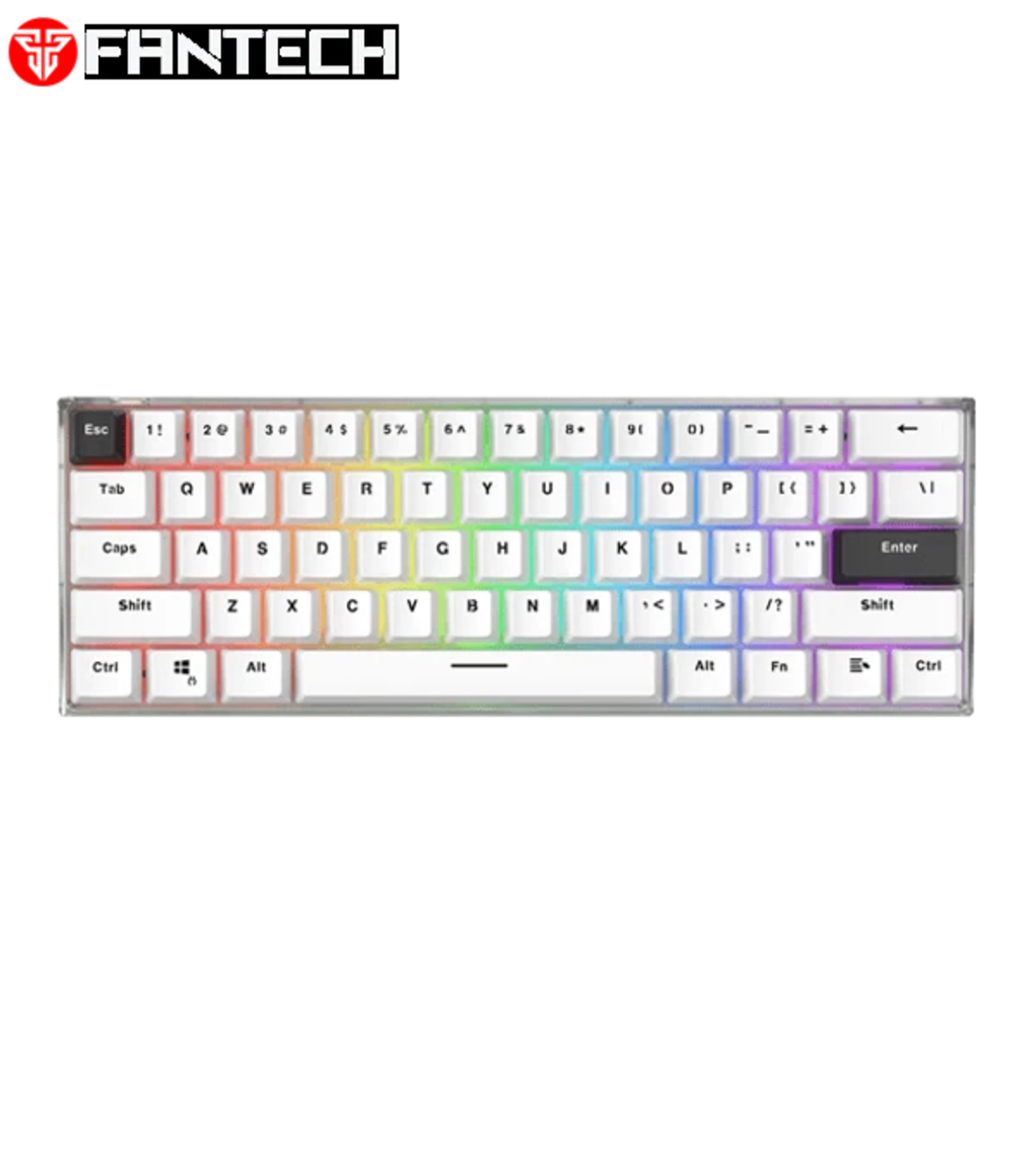 لوحة مفاتيح سلكية قصيرة MAXFIT61 FROST Mechanical
