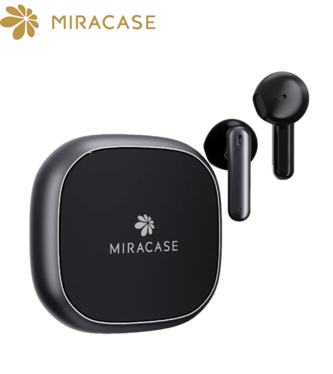 سماعات أذن لاسلكية MIRACASE MTWS200 – أسود