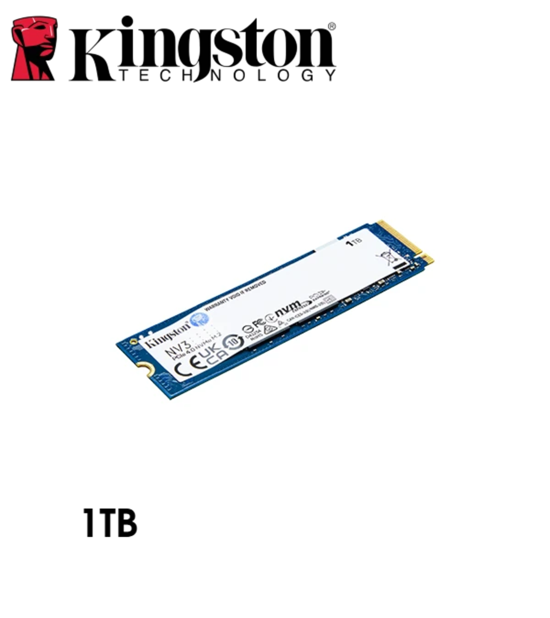 قرص صلب KINGSTON NV3 PCIe 4.0 NVMe 1TB SSD