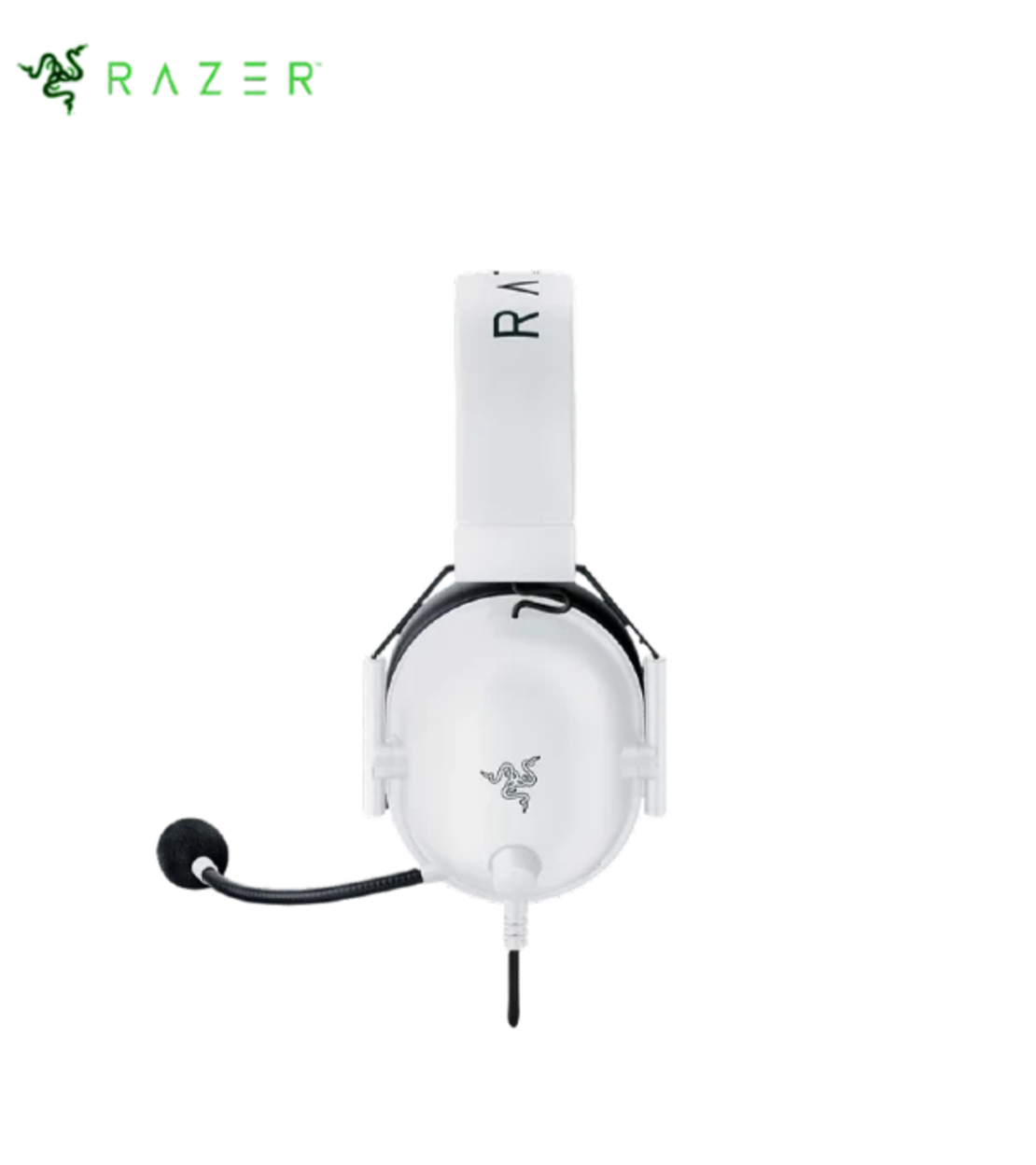 אוזניות גיימינג חוטיות - צבע לבן Razer BlackShark V2 X
