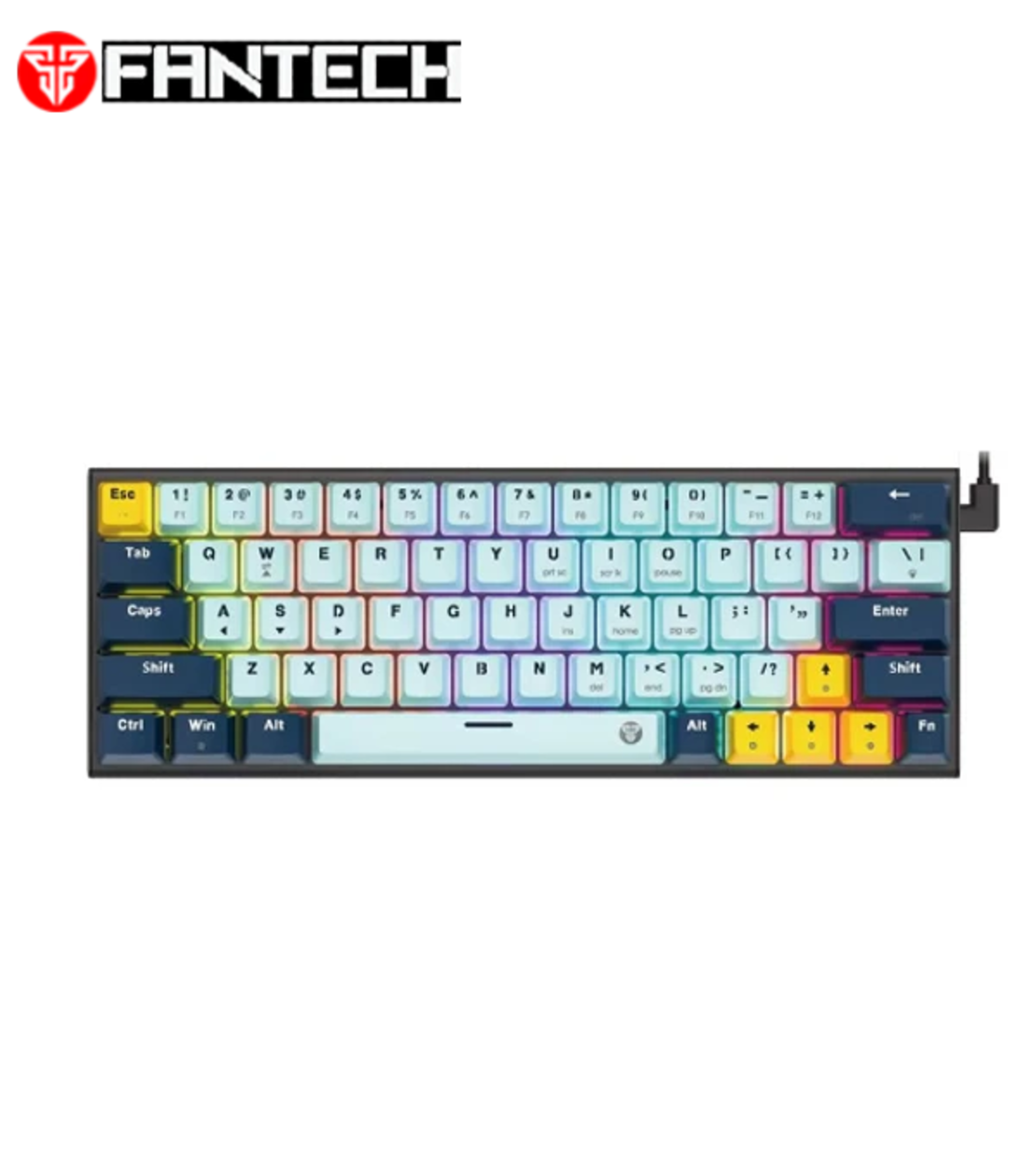 מקלדת גיימנג מכנית קצרה FANTECH ATOM63 MK874V2
