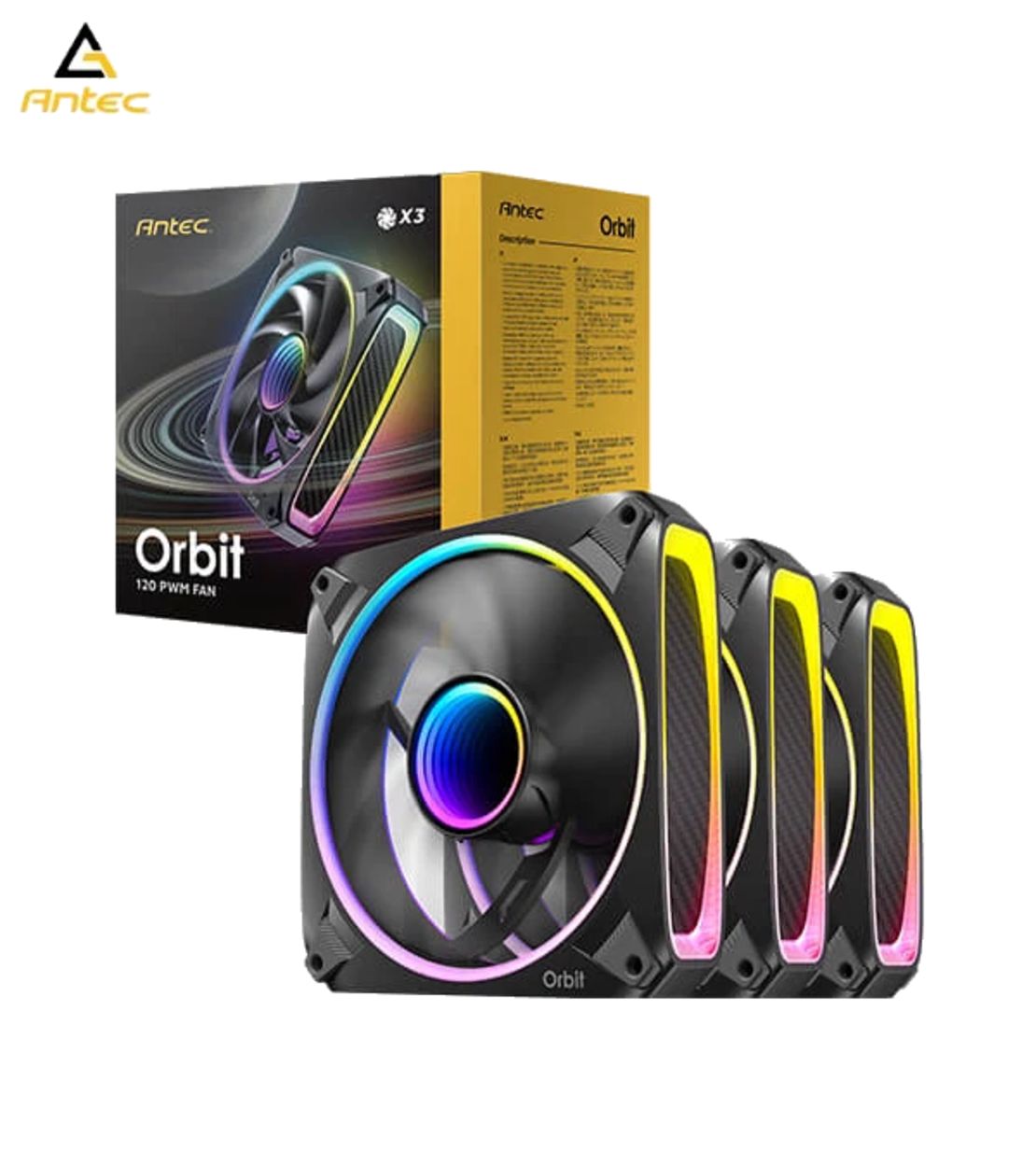 Antec Orbit 120 ARGB 3 Pack