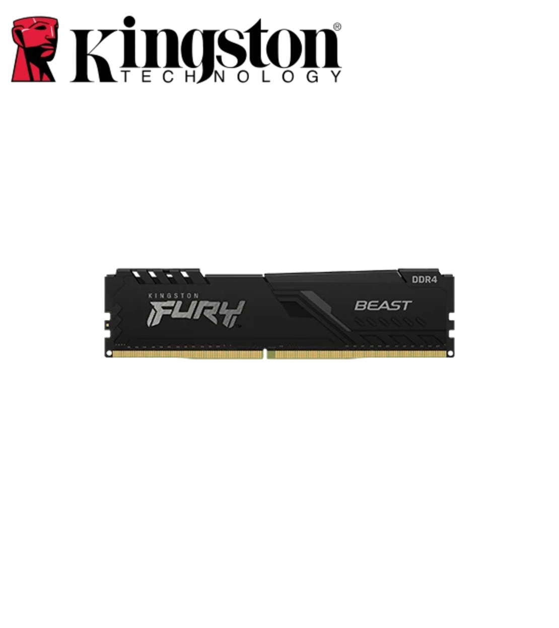 זכרון למחשב Kingston FURY Beast DDR4 16GB 3200MHz
